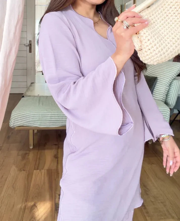 Bloom Cord Set Lilac & Brown Purple