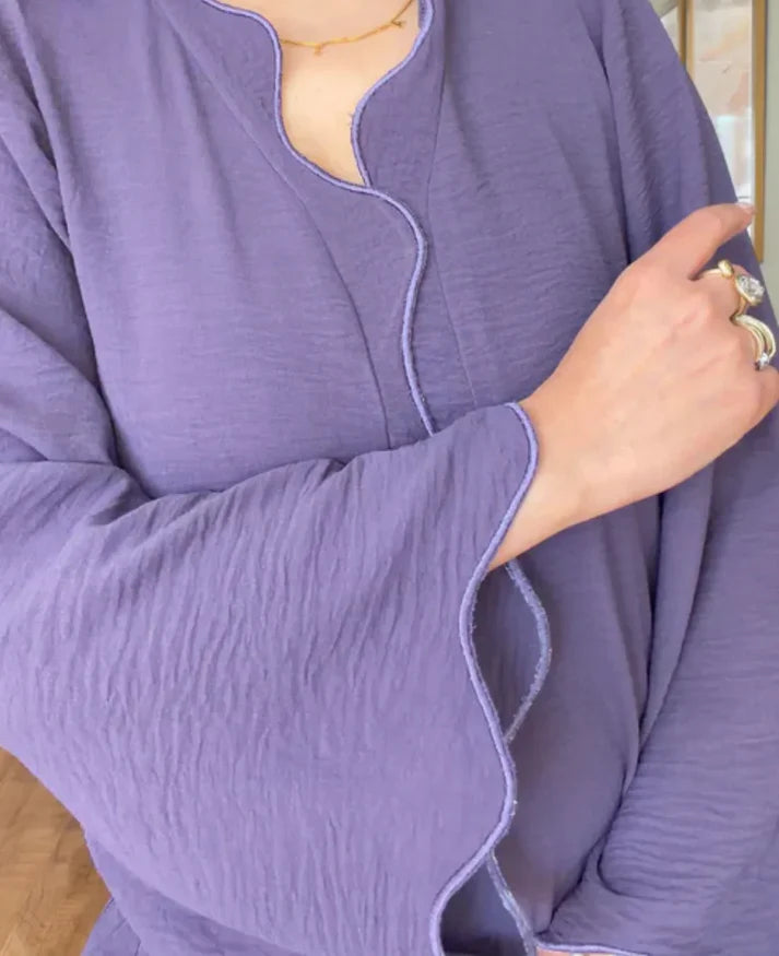 Bloom Cord Set Lilac & Brown Purple