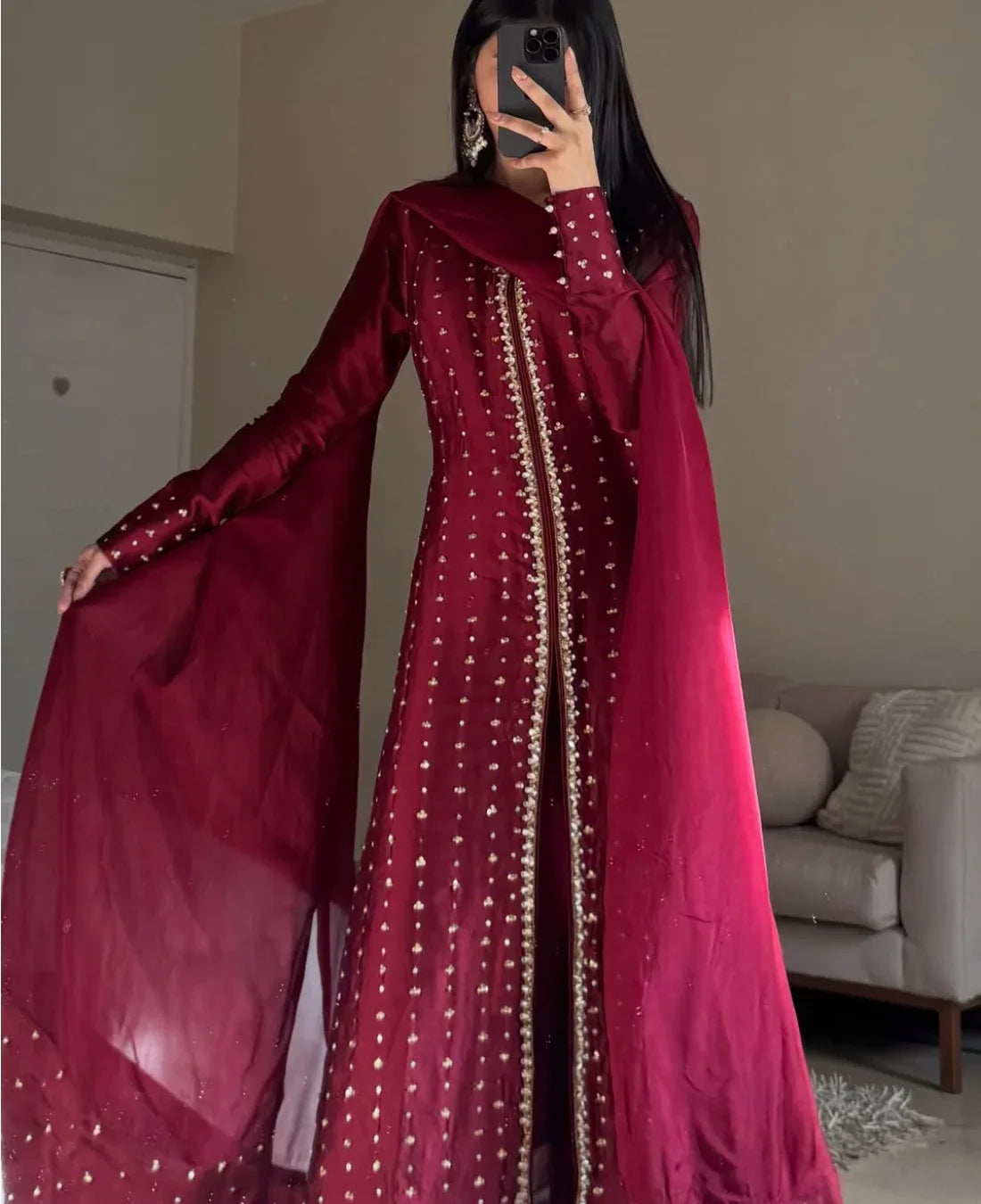 3-Piece Embroidered Suit