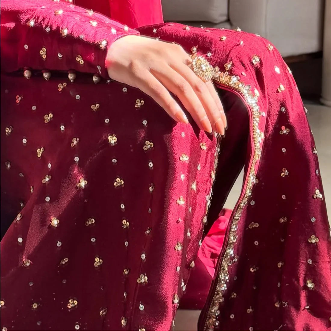 3-Piece Embroidered Suit