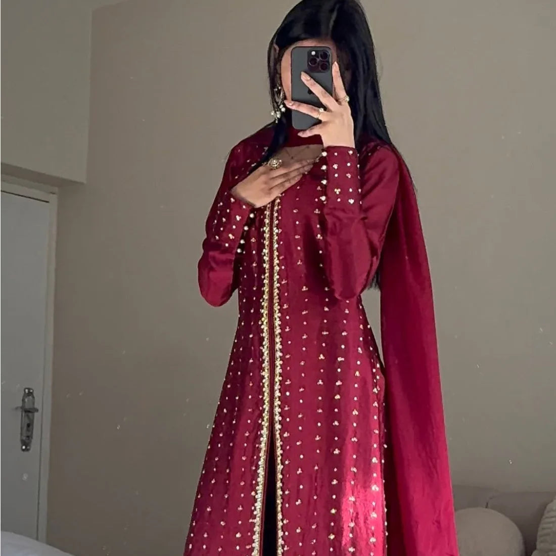 3-Piece Embroidered Suit