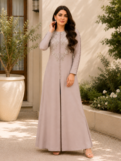 Grace - Lilac Long Shirt with Straight Trouser