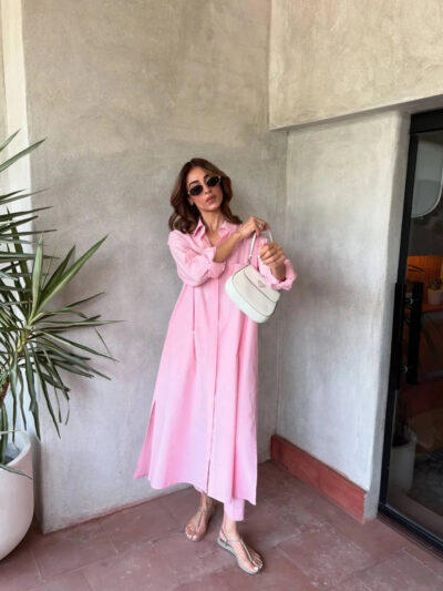 Mystique - Pink Soft Georgette 2-Piece Suit